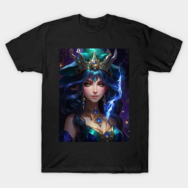 Embrace Anime's Lost Art: Dark Magician Girl's Enigmatic Alternate Art by Abystyle for Wall Art Collectors T-Shirt by OutlawedElegance